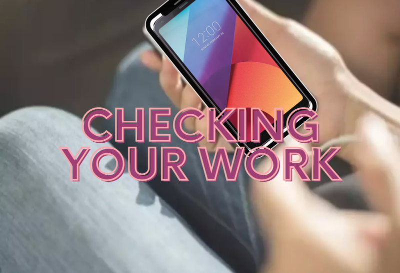 Checking your work